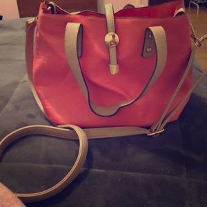 Fun Pink Shoulder Bag from Charming Charlies